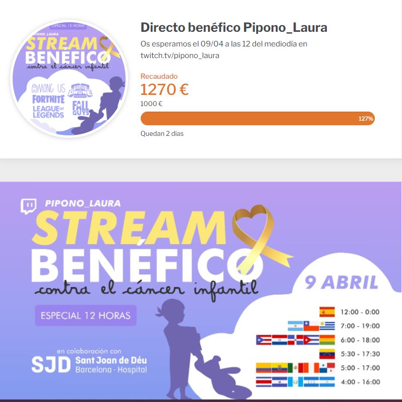 1270€... No puedo creerlo, nada de esto parece real... Todo el esfuerzo ha valido la pena. No sé cómo agradeceros vuestro apoyo, me siento abrumada. Estoy muy feliz, para nada pensaba que esto iba a suceder. Ha sido un día precioso, estoy cansadísima, pero lo volvería a hacer❤️