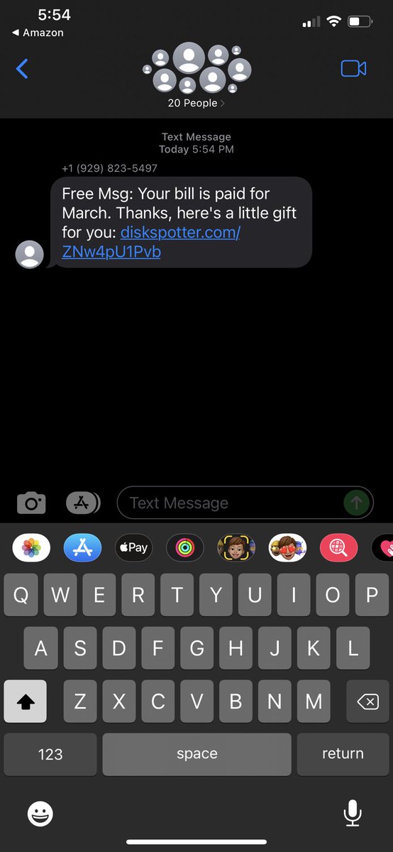 abbyleigh42's tweet photo. SOS I keep getting these texts with 20 other people in the chat HOW DO I MAKE IT STOP!! https://t.co/9lTG9uFbCl