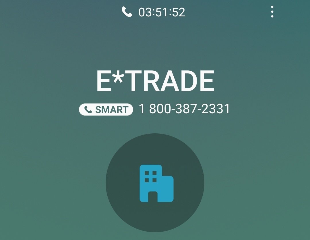 hwanderlustdev's tweet photo. @etrade when you said it was only going to be 2 hours https://t.co/Zowlz15R4w