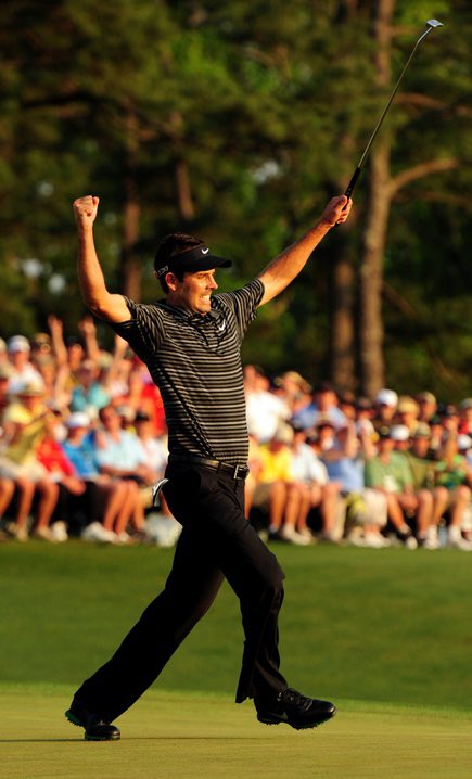 colincmcdonald's tweet photo. If I told you a past Masters Champion who used to wear Nike shoes but is wearing Footjoy this week would be contending during the weekend, Charl Schwartzel is who would have come to mind, right? #themasters https://t.co/YaKxnExrCP