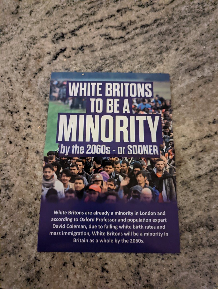 Gobsmacked. Came home to find this sh*t posted through our door. I was angry before about the state of our country, I am even more so now. I'd like to find who thinks they can put people's post boxes and 'have a word'. Not sure I'd be in listening mode.  #BristolAgainstHate