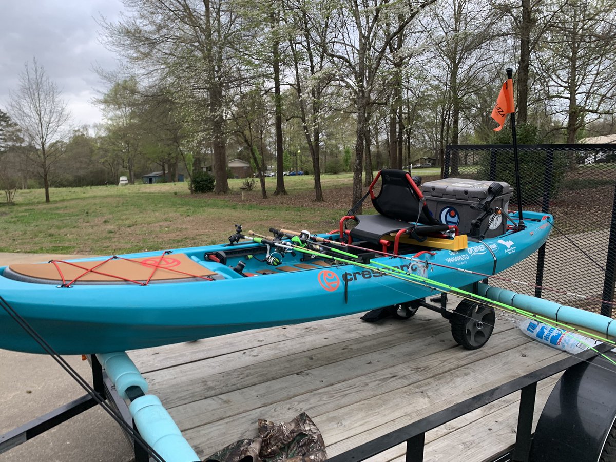 Bamabeegs's tweet photo. Froze a little but got after them today at the YaknGrass tournament at Lake Guntersville in my @Crescent_Kayaks Lite Tackle. #liveinthecurrent https://t.co/HeYUN4HoKL