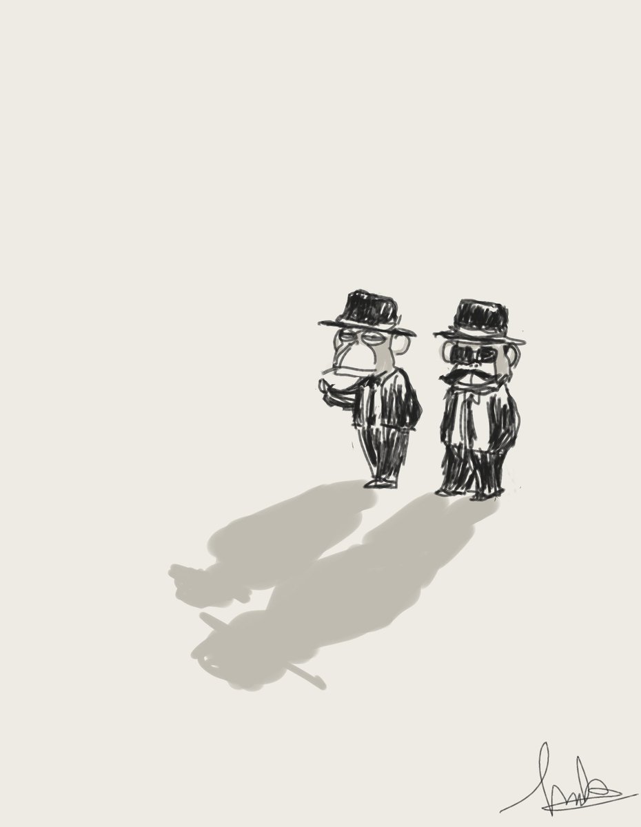 Lil_bosman's tweet photo. Two apes walking🕵️

#NFT #nftcommunity #NFTdrop https://t.co/TgWejsSNOF