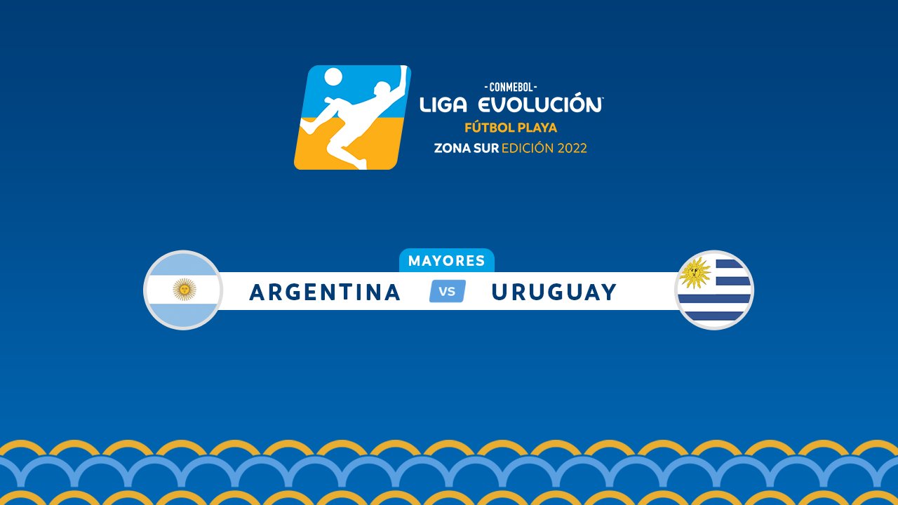 ARGENTINA VS. URUGUAY, CONMEBOL LIGA EVOLUCIÓN FÚTBOL PLAYA