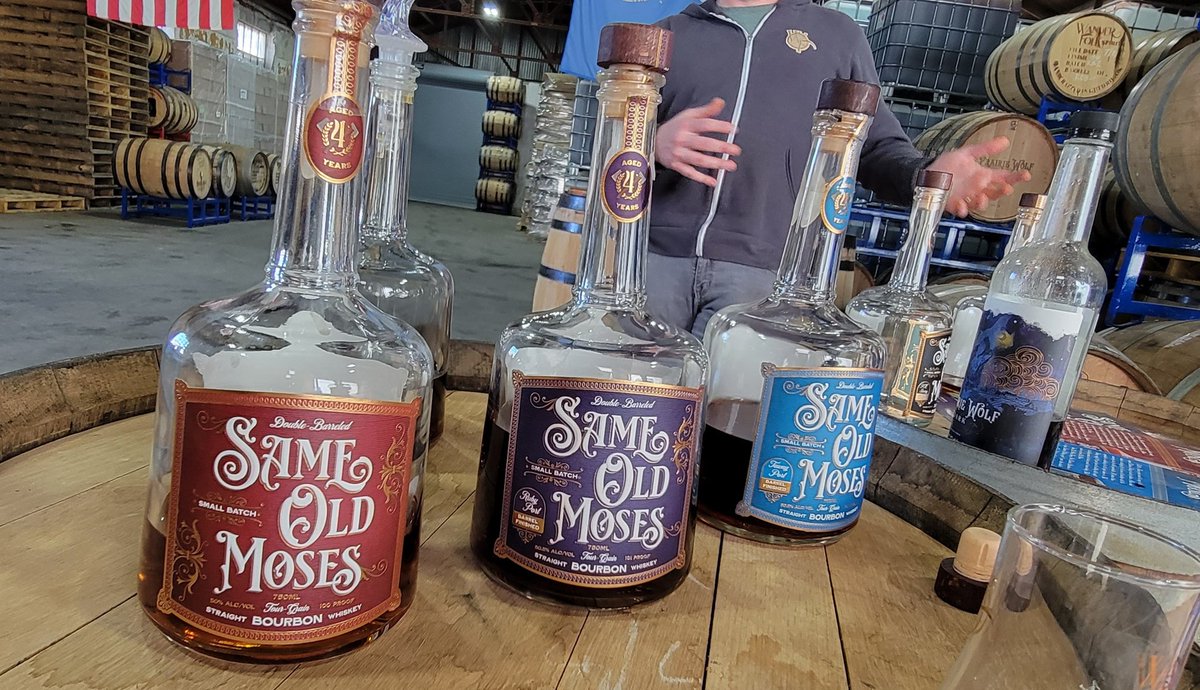 Yesterday afternoon, part of our team visited a fellow <a href="/MIOCoalition/">Made In Oklahoma Coalition</a> member, @WFspirits in Guthrie, OK.

Have you tried any of the Bourbons from the Same Old Moses line??? 

#oklahoma #oklahomacity #bourbon #Whiskey #smallbusiness #drinklocal
