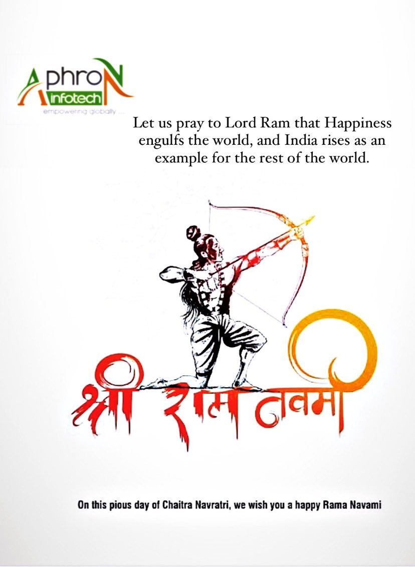 aphronikhil's tweet photo. Let us pray to Lord Ram that Happiness engulfs the world, and India rises as an example for the rest of the world. https://t.co/yWUqM62GPB