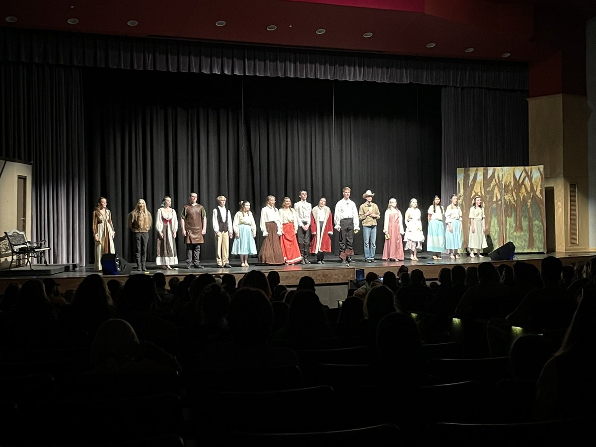 BHSbombers's tweet photo. Great job by the cast and crew of Cinderella. Also a shout out to Mr Shutt and Mrs. Holly for leading this cast and crew.  Excellent job by all! #bhsbombers https://t.co/u6oQl9uTsz