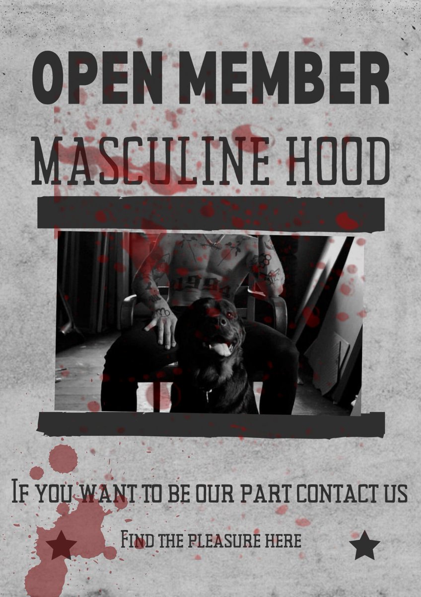 We are #𝐦𝐚𝐬𝐜𝐮𝐥𝐢𝐧𝐞𝐡𝐨𝐨𝐝 now open for new gentleman to join in our brotherhood. Read this thread carefully to know more

Help spread the news by retweet