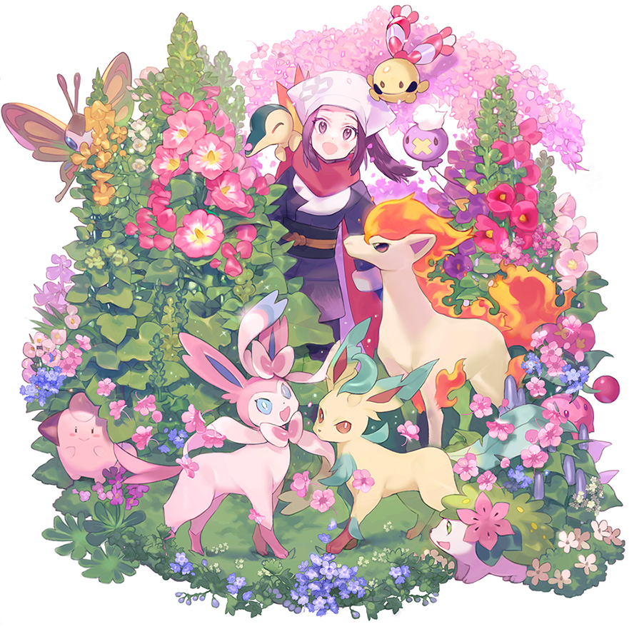 ショウ(ポケモン) ,ヒノアラシ 「🌺🌷🌸🌹🌼#PokemonLegendsArceus #Pokemon」|키사 kissaiのイラスト