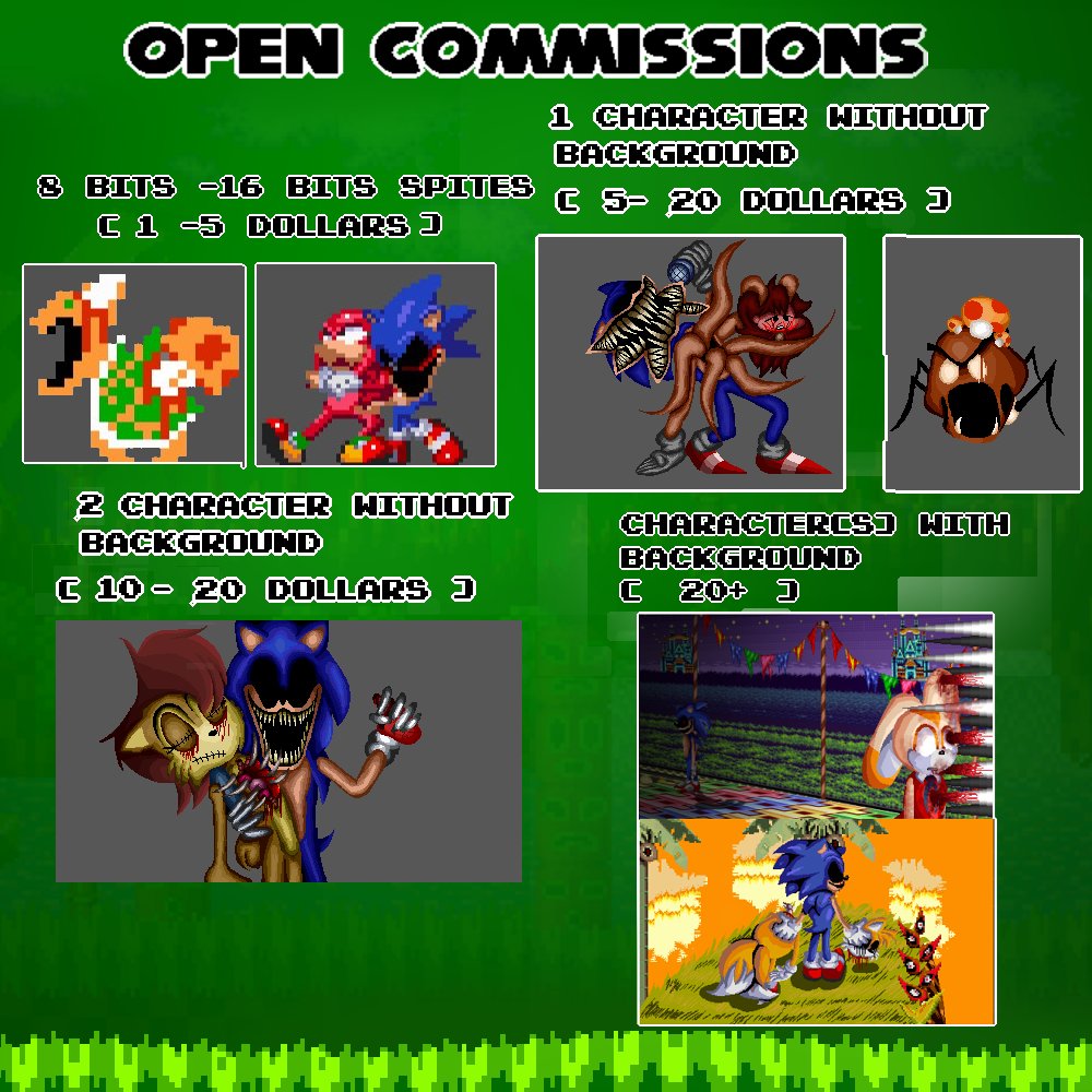 MrPixel110308's tweet photo. Because I have some economic problems I have opened commissions again, (I did it before but let's say that nobody bought me) here is my price table, the prices are negotiable
#opencommissions #Comision #FANART #art #digitalarts #comisionesdetodo #pixelart https://t.co/zJkZzaWmel