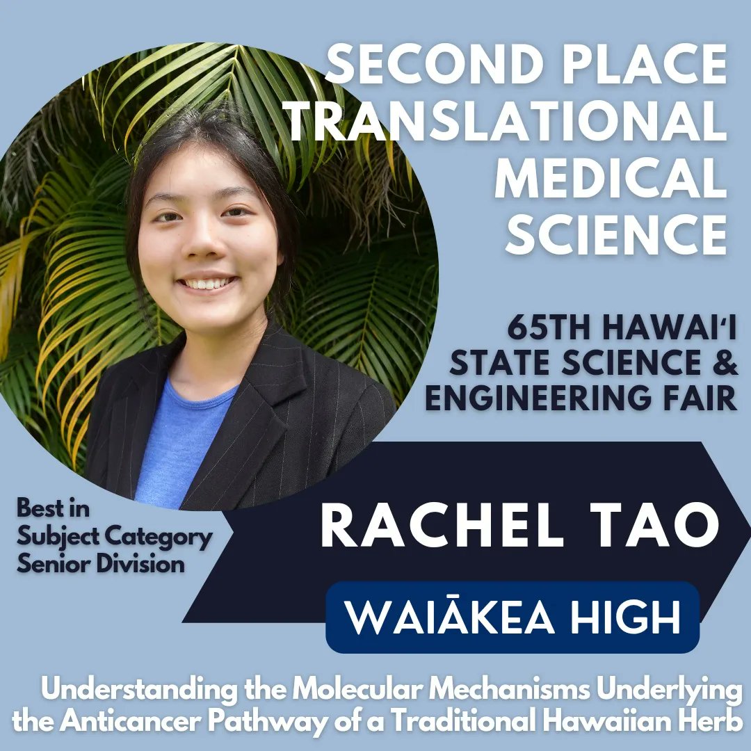 HI Dist Science Fair (@hidsef) on Twitter photo Congratulations to our East Hawai'i students who earned Best in Subject Category awards at <a href="/HIacademyofsci/">Hawaiʻi Academy of Science</a> State Science & Engineering Fair this month!! Congratulations to our East Hawai'i students who earned Best in Subject Category awards at <a href="/HIacademyofsci/">Hawaiʻi Academy of Science</a> State Science & Engineering Fair this month!!