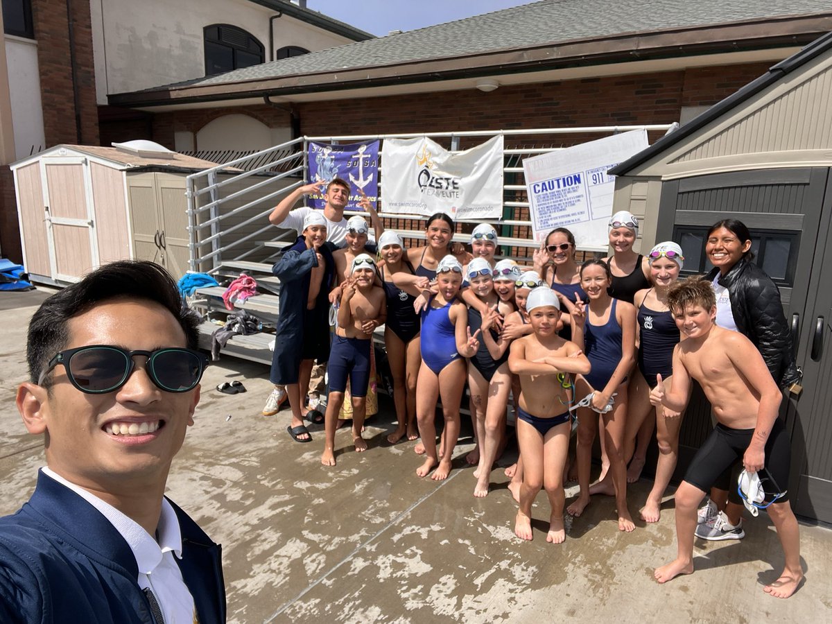 coachohj's tweet photo. Swim Coronado Team Elite Age Group swimmers crushed it today’s meet. 
#FUNdamentals #Swimming #usaswimming #Olympics #wintogether #fun #race https://t.co/YBgwN2DIZW