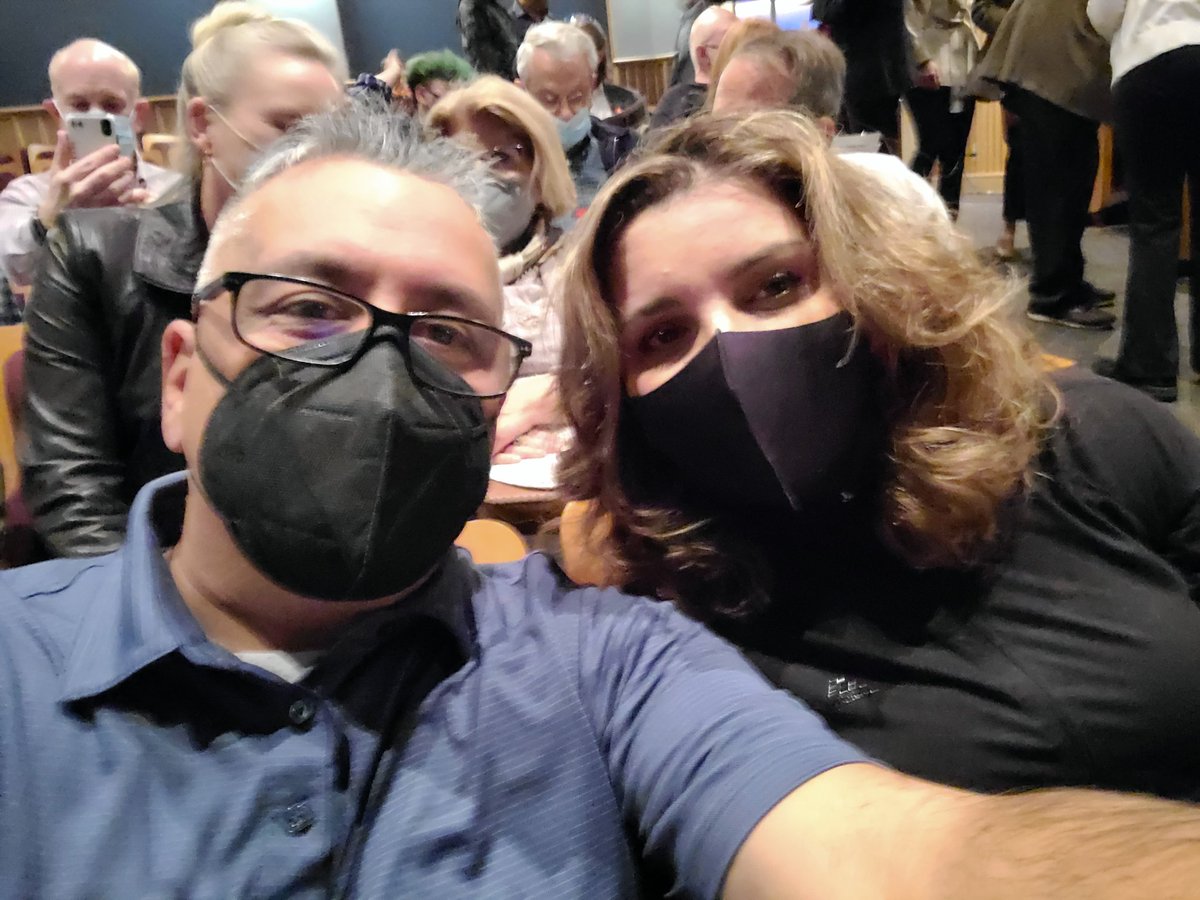 davidjchavez's tweet photo. Writing a feature for the @sfchronicle @SFC_Datebook turned my review night into a date night with @tamralcsw! Seated for the @TheatreWorksSV production of #GemoftheOcean. #hellatheatre https://t.co/XUxythQ3mN