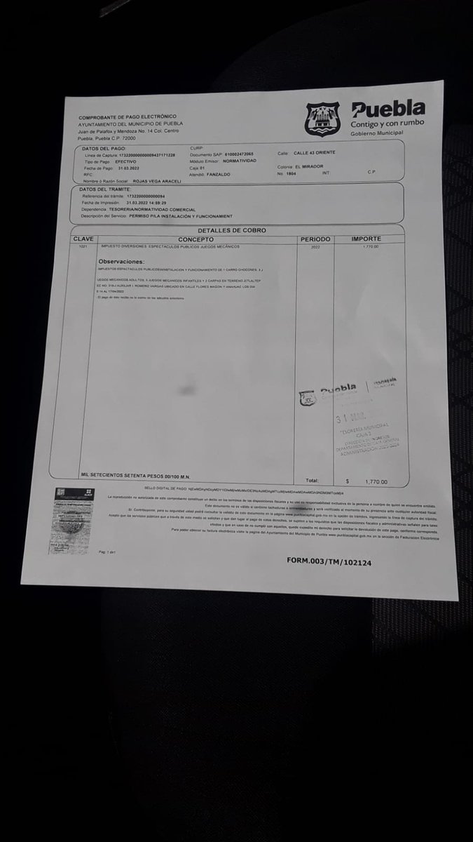 robertpalas666's tweet photo. Esta es la evidencia de la entrega de el permiso de funcionamiento de atracciones internacionales VEGA pero en unas horas lo recogen porque aparece la otra persona con otrto papel sin validez https://t.co/ssjm3O1Uq9