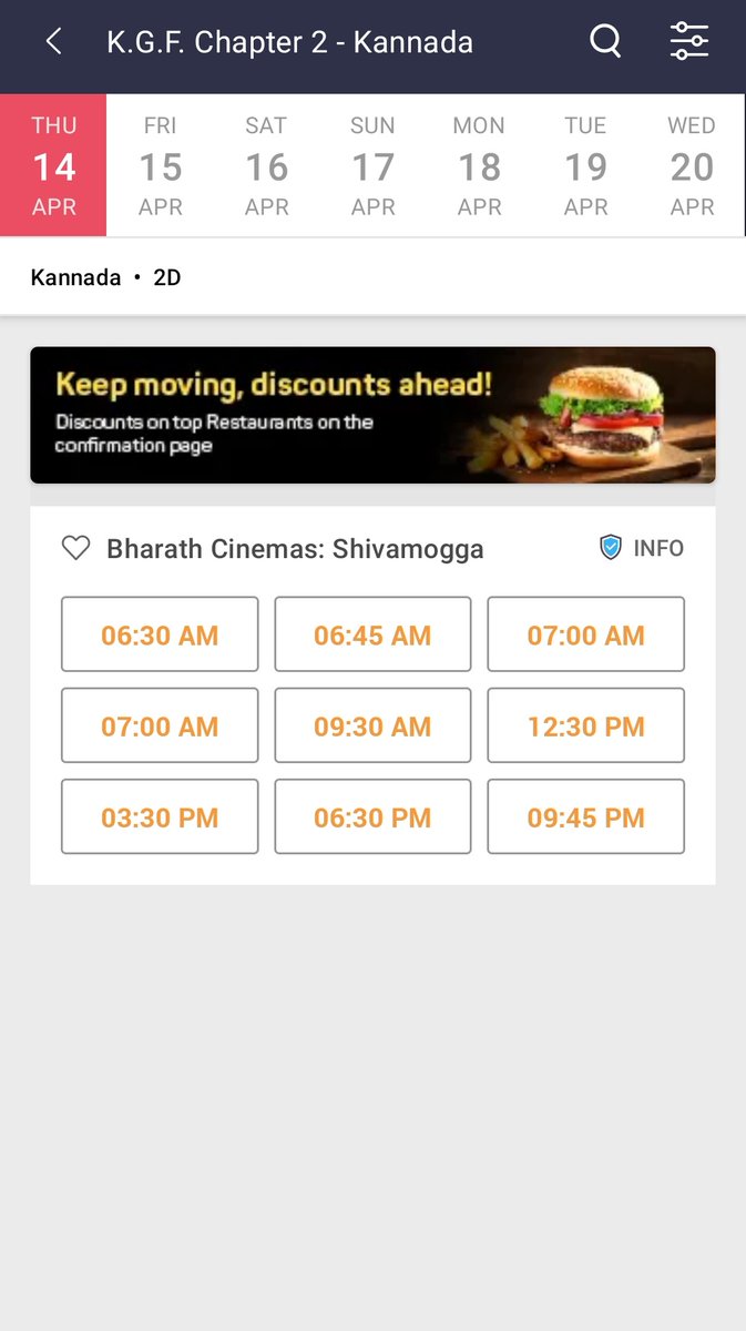 ELDorado_Mughor's tweet photo. Shivamogga clean sweep within minutes 🔥🥵

#KGFChapter2 #KGFChapter2bookings https://t.co/Ui9o6bTclT