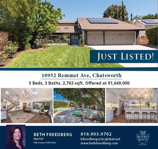 bethfreedberg's tweet photo. Open House 🏡 Sunday 1-4pm - please stop on by...#openhouse #bethfreedberg #rodeorealty #chatsworthhomes #poolhome #horseproperty #realtor #realestate #forsale https://t.co/NWMypgaL5H
