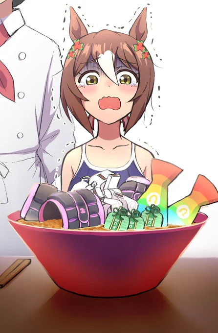 シェフ大泉特製
夏合宿スペシャルラーメン
#ウマ娘
#水曜どうでしょう 