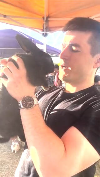 Lex Fridman on X: Talking to a bunny at Tesla's Giga Texas grand opening   / X