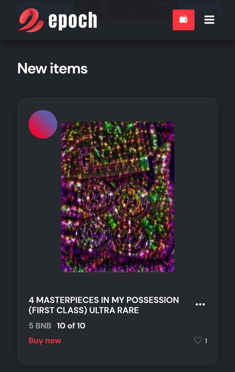 Ya'll Go Check Out Another One Of My Beautiful Creations That Just Arrived Only On  epoch.digital. The  <a href="/EpochNFT/">NFTEpoch</a> #NFTs Marketplace. It Is A True Masterpiece With Only 10 Copies!!! Buying One Now Will Be Worth Your Wild In The Future!!!💰 <a href="/elonmusk/">Elon Musk</a> <a href="/cz_binance/">CZ 🔶 BNB</a> ✅🏛🔥