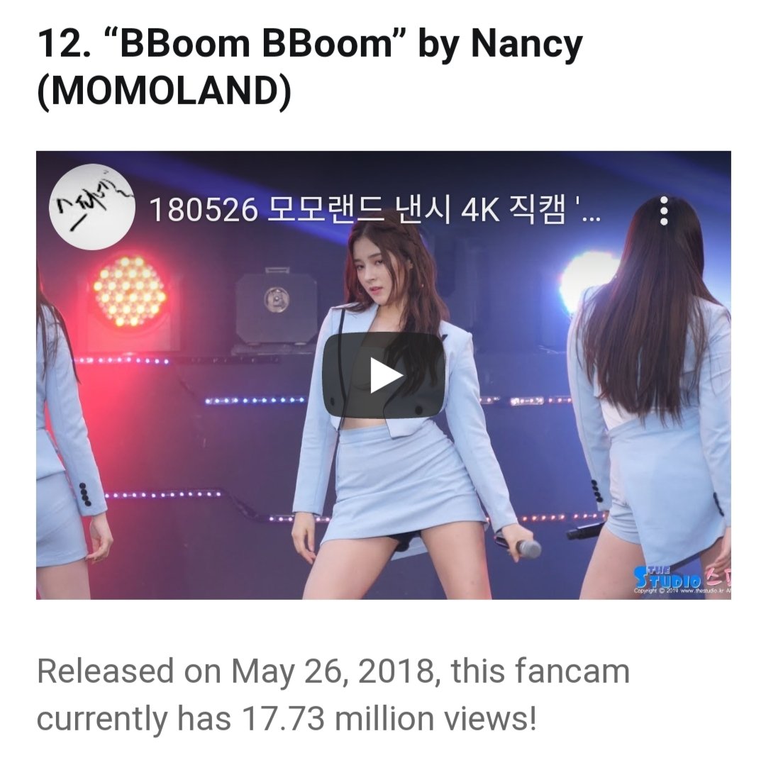 kapamerriesot6's tweet photo. nancy fancam #momoland https://t.co/R7QEjvRDfH