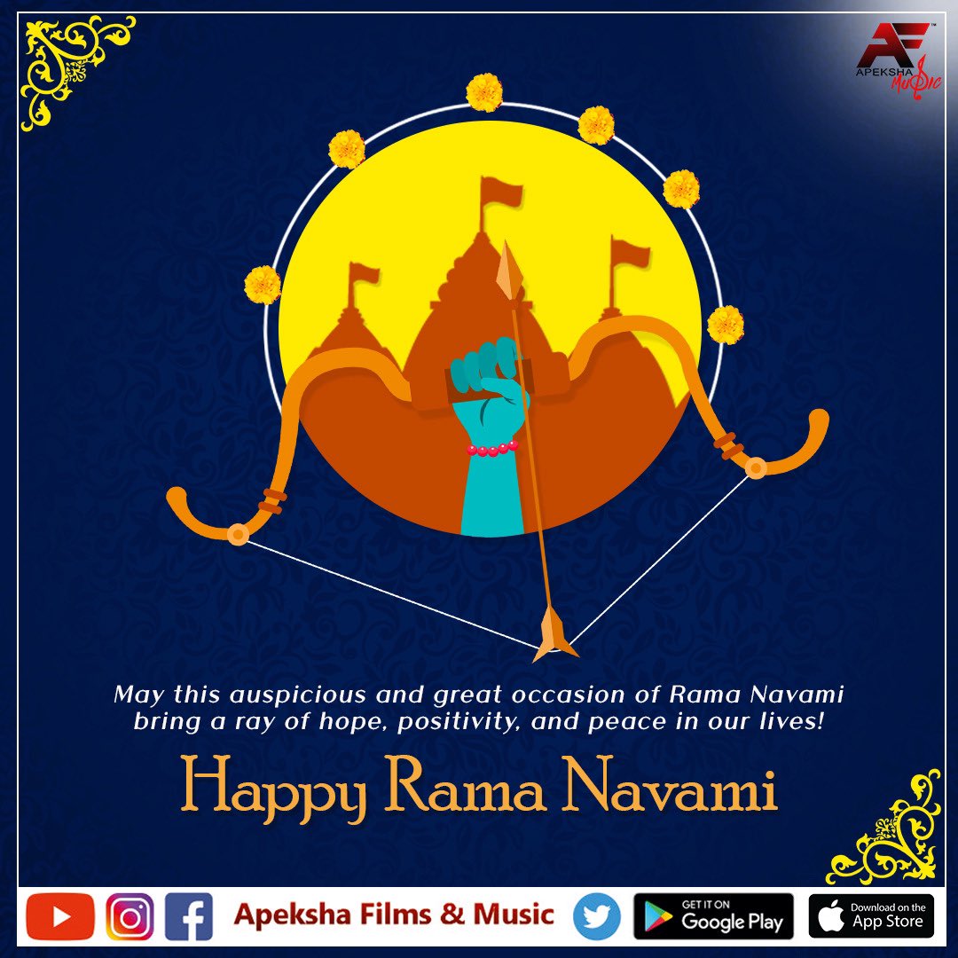 May the auspicious occasion of Ram Navami bring in a lot of positivity, peace and harmony. ✨

Happy Ram Navami! 🙏

#ramnavami #lordrama  #shriram #ramanavami #lordram #festival #festivaltime #festivalvibes #2022 #india #festivalsofindia