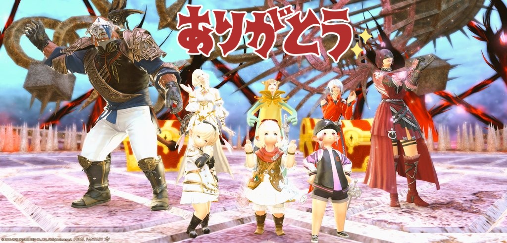 Carkun_00's tweet photo. #ff14
#初めての固定生活
#ZeroDrive
#活動終了
全員の装備ゲット（4層8周）完了♪
6.0パッチ後1週間して始まった初めての固定活動。

再生編で始めたばかりのへっぽこ学者やのに負けず嫌いな性格な僕を迎えてくれて、一緒に最後までやり遂げてくれたみんなに、感謝。
控えめに言って最高でした！！ https://t.co/4FFEc2Fd7k