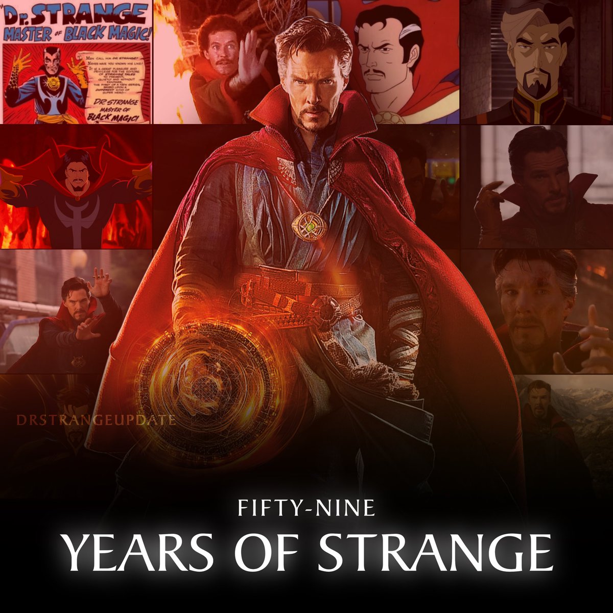 DrStrangeUpdate's tweet image. 59 years ago today, Strange Tales #110 was released and we were introduced to the (then) Master of Black Magic - Doctor Stephen Strange!

Since then, #DoctorStrange has grown into a household name in comic book media, with his 2nd film set to light up the box office next month.