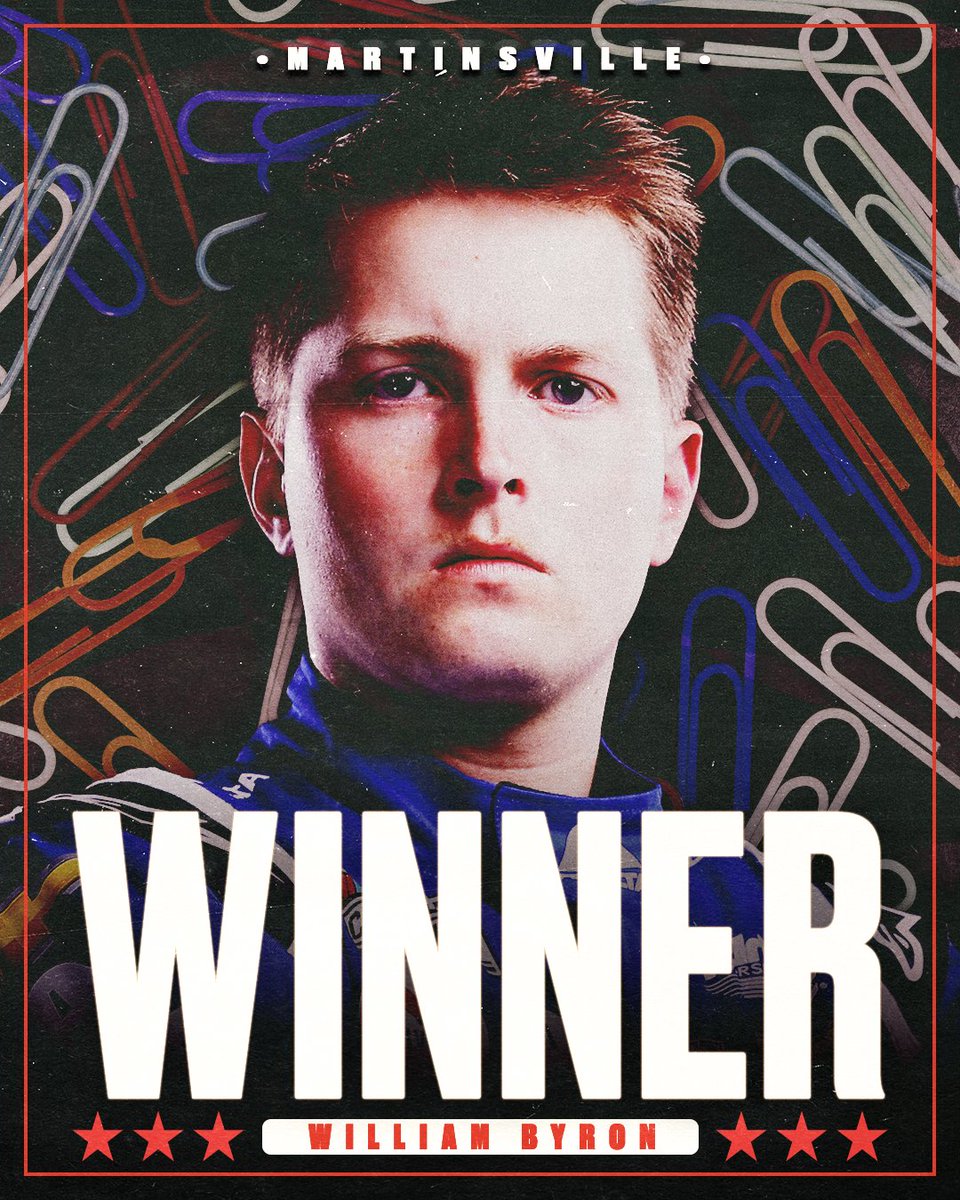 NASCAR on NBC (@nascaronnbc) on Twitter photo RETWEET to congratulate <a href="/WilliamByron/">William Byron</a> on his WIN at <a href="/MartinsvilleSwy/">Martinsville Speedway</a>!
The <a href="/Hendrick24Team/">No. 24 Team</a> becomes the first repeat winner in the #NASCAR Cup Series this year. RETWEET to congratulate <a href="/WilliamByron/">William Byron</a> on his WIN at <a href="/MartinsvilleSwy/">Martinsville Speedway</a>!
The <a href="/Hendrick24Team/">No. 24 Team</a> becomes the first repeat winner in the #NASCAR Cup Series this year.