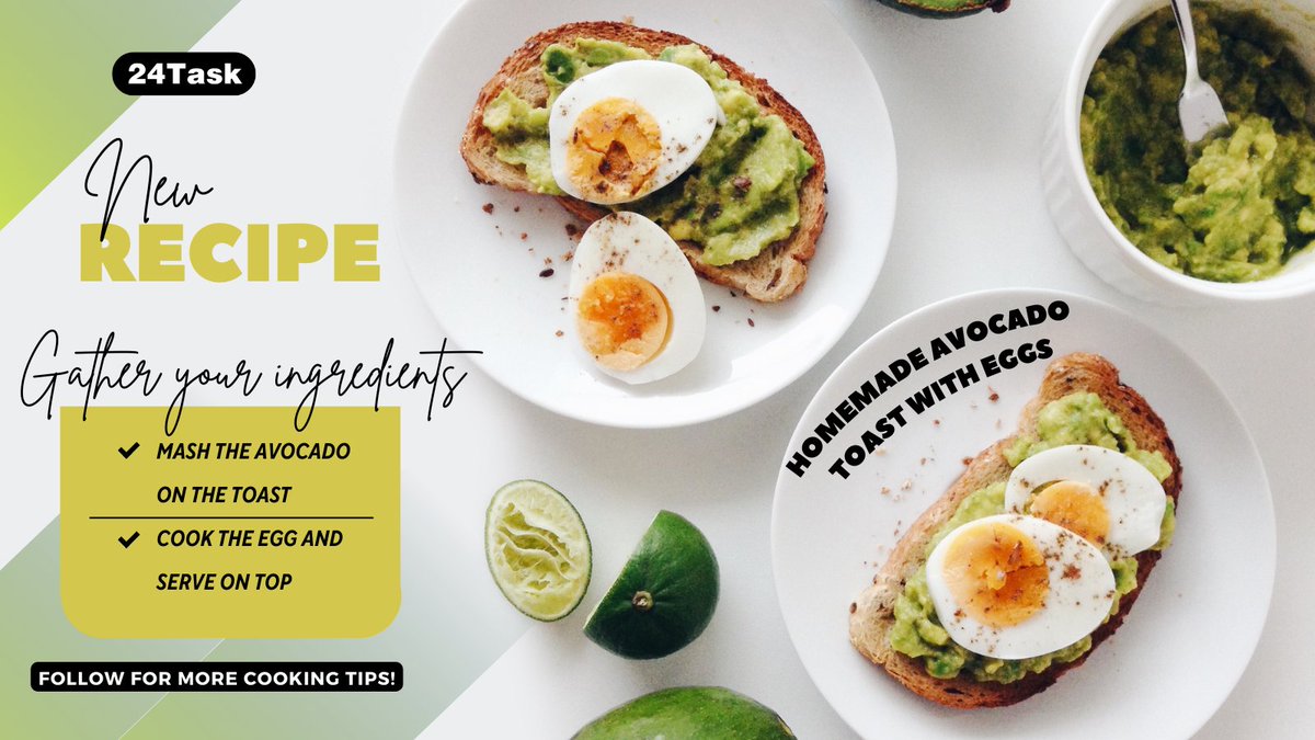 samdaniels2019's tweet image. Kick Start Your Day With Eggs &amp;amp; Avocado Toast 🥑🍳

#24task #avocado #sunnyeggs #HealthyFood #HealthyRecipes #delicious #foodie #cookwithme