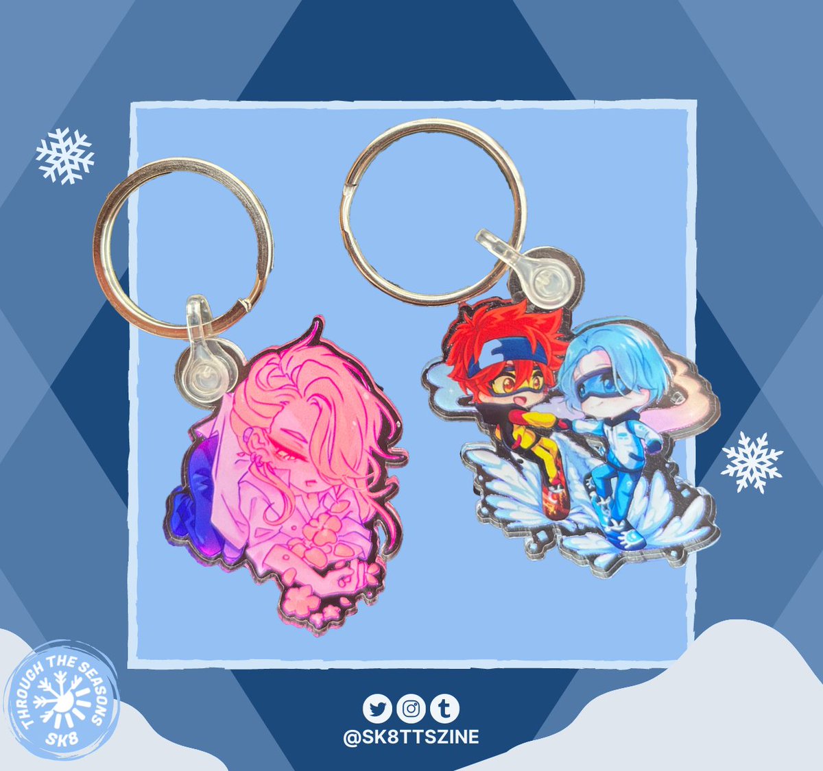 ✨ There are only THIRTY MINUTES to get these adorable buttons by <a href="/kerororos/">kero</a> and charms by <a href="/96_Raine/">Raine</a> and <a href="/r_shinigami_/">🦇Mark🦇</a>!! Don't delay, these will be gone forever at 11:59 PM EST!

🛒 sk8ttszine.bigcartel.com