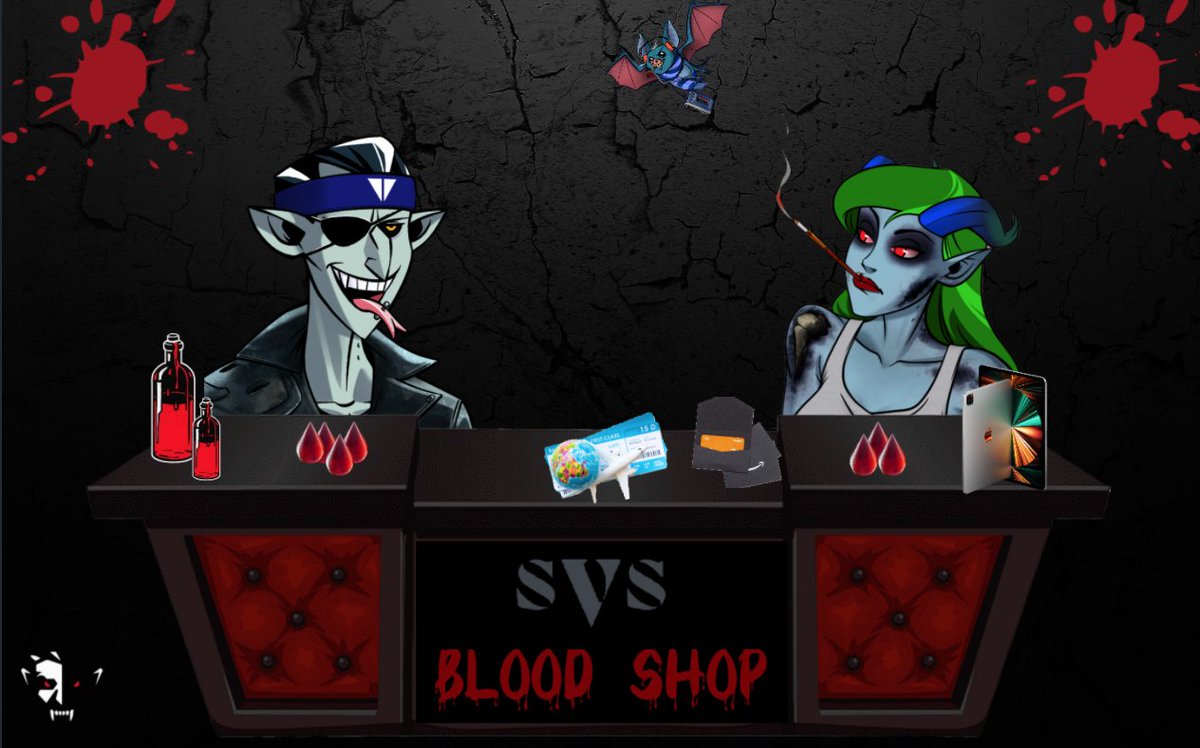 10_gbaby's tweet photo. 👑 @SVSNFT Just dropped a new dashboard yesterday, as well as the Blood Shop 🩸 today! Items that can be purchased/raffles with the use of $Blood utility token, benefits of staking. SVS never ceases to amaze me! 💖 Already have my eye on things! 
#SVSBloodShop #nftcommunity #nfts https://t.co/AoKki6Ygs9