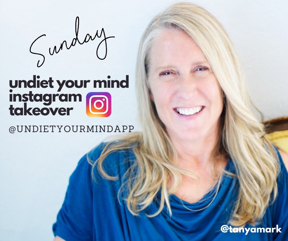 Join me Sunday throughout the day as I share non diet, healthy body image inspiration. #intuitiveeating #bodyimage #nondiet