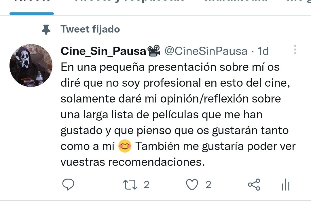 Cine_Sin_Pausa📽️ tweet media