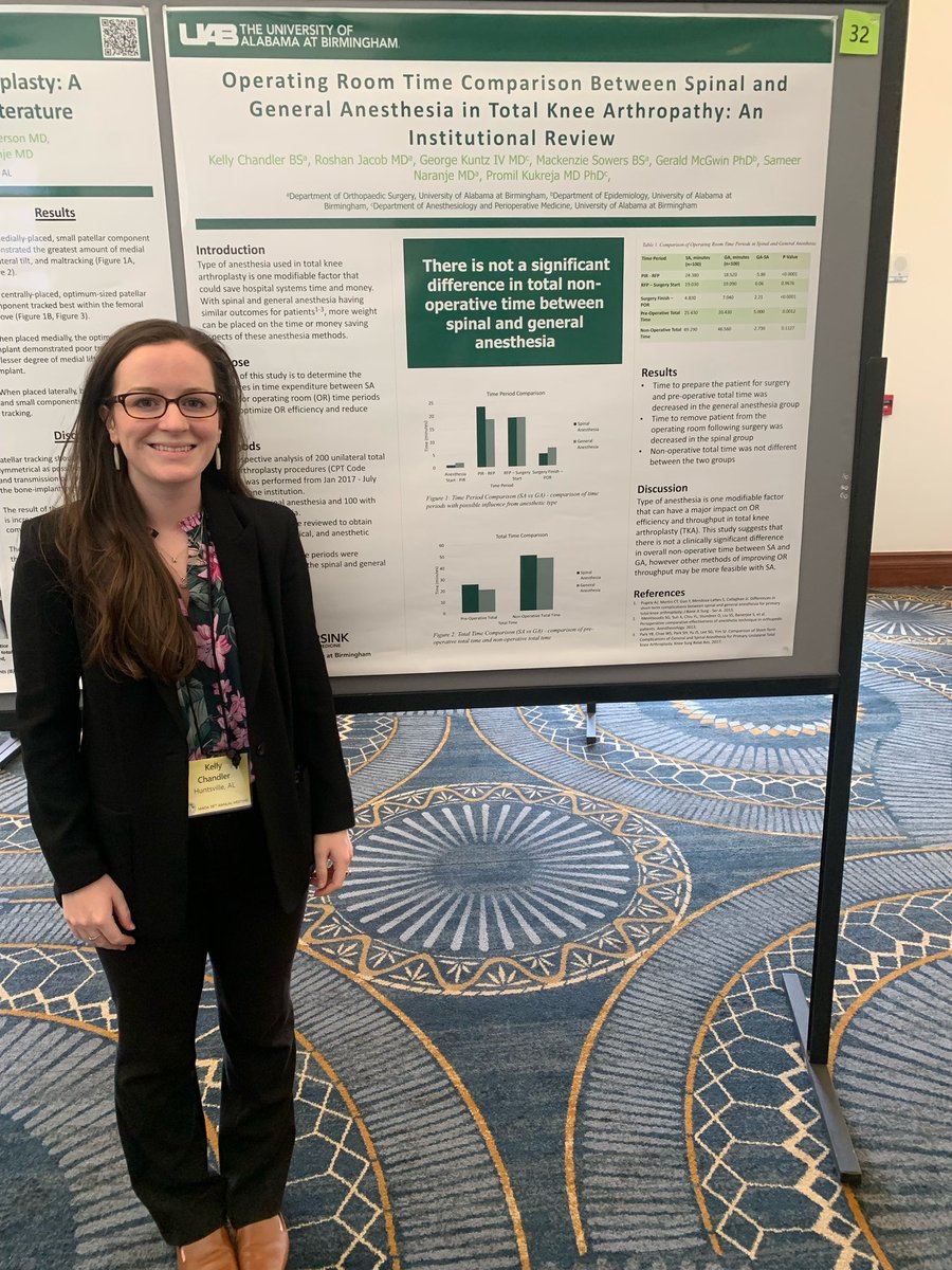 Had an amazing time at #MAOA2022 presenting <a href="/UABOrtho/">UAB Department of Orthopaedic Surgery</a> research and hanging out with my fellow future orthopods! <a href="/UABHeersink/">UAB Heersink School of Medicine</a>