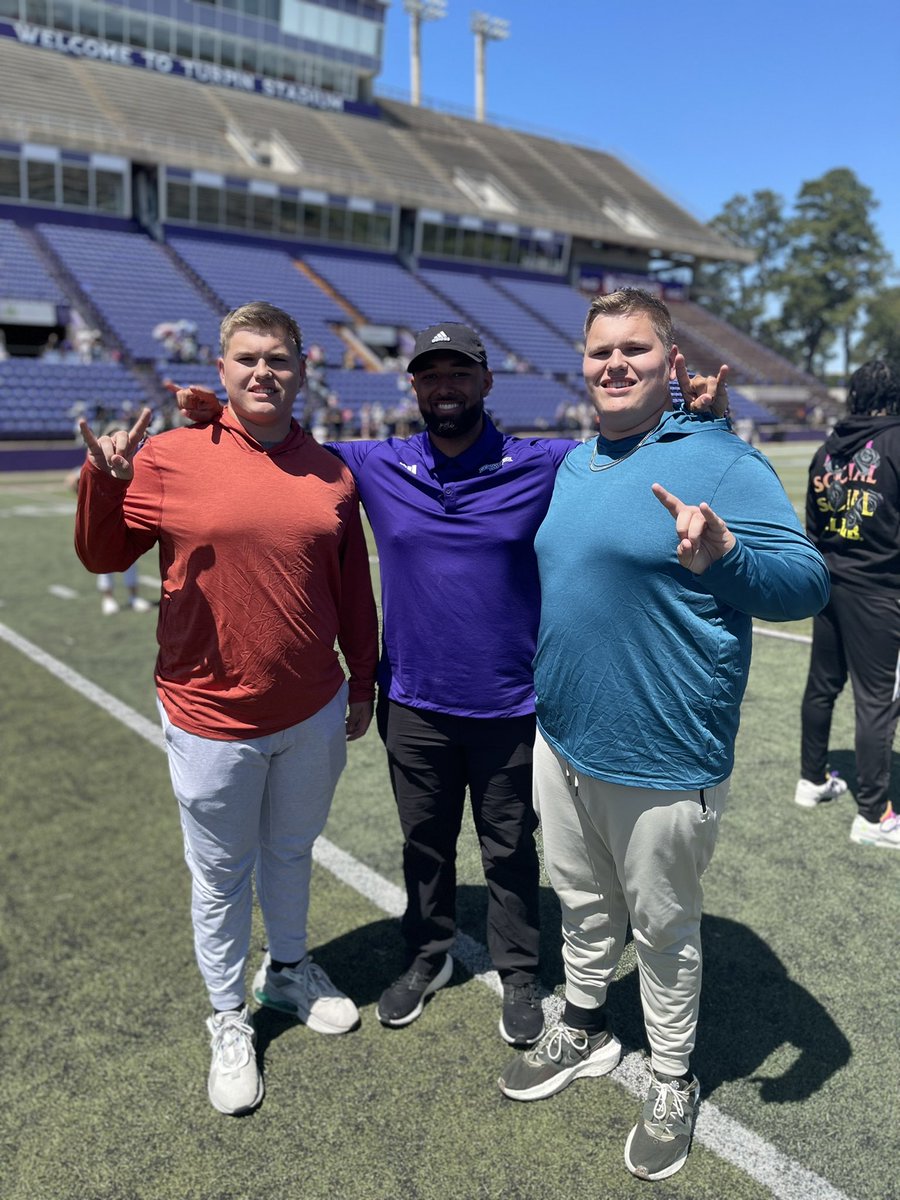 JacobSimsJ1's tweet photo. Thank you for a great Saturday visit &amp; spring game @NSUDemonsFB.  Can’t wait to see all the exciting things coming to Natchitoches.  Thank you for the invite @CoachBradLaird @NSUCoachBlair @CoachM_Harris @Coach_TPreston.  @CoachDCJ72 @SouthFootball21 https://t.co/4Sv8hCZmK5