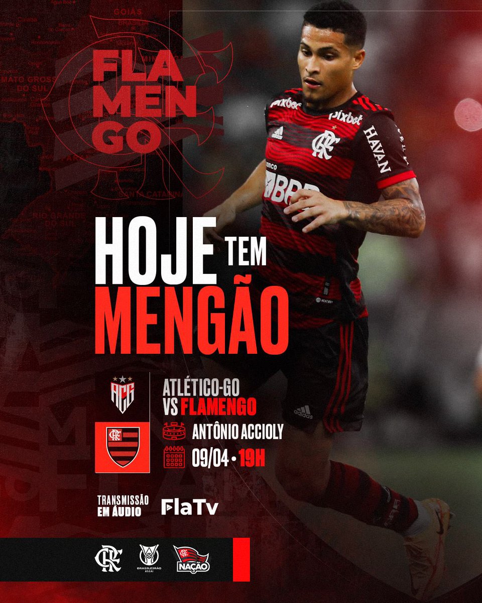 Flamengo on X: Amanhã tem Mengão! Às 19h, o Mais Querido enfrenta