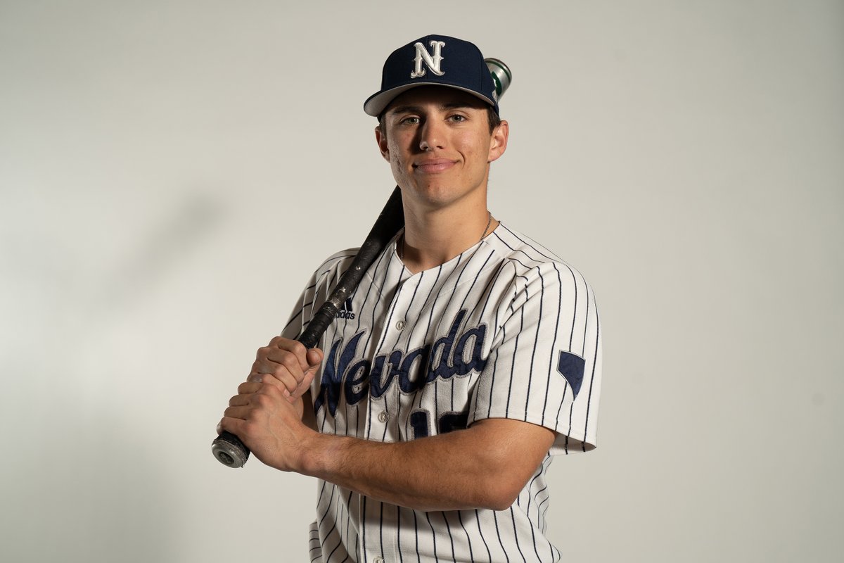 NevadaBaseball's tweet photo. HR ➡️ 1B ➡️ 2B ➡️ 3B

That's the cycle for @dario20gomez!

He becomes the first Pack player to hit for the cycle since Keaton Smith (2B-3B-HR-1B on 4/28/19 at Air Force)!

#BattleBorn // #standTAL https://t.co/eFyML3bHqU