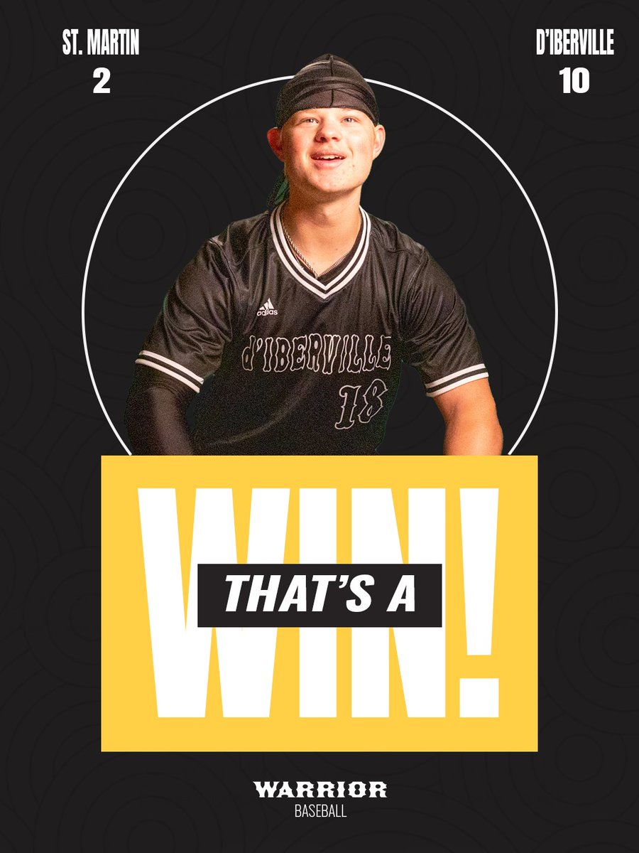 dIberville_base's tweet photo. Final!!

The Warriors come out on top in Game 3 of the final district series of the year! Great team win! https://t.co/3h7oPVSokH