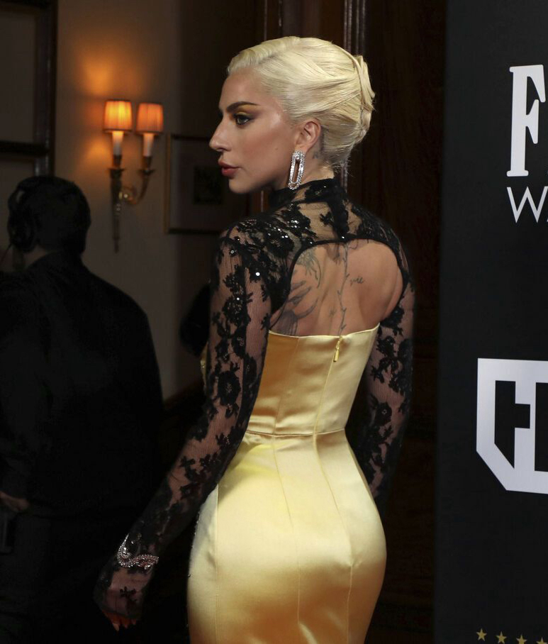 Lady Gaga arriving at the Critics Choice Awards London Event. 🔥