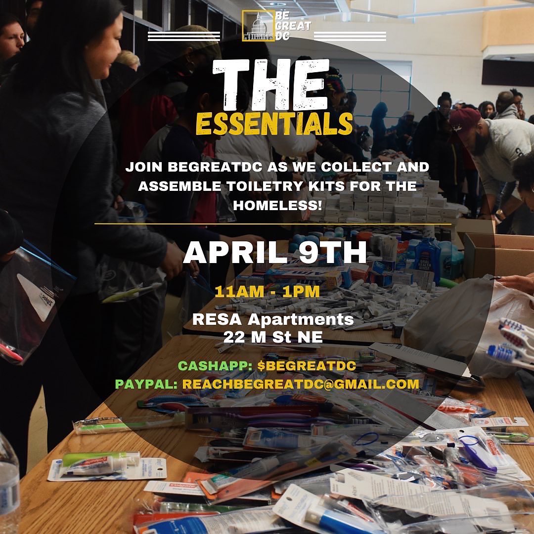 BeGreatDC's tweet photo. Thank you to everyone who came out today to help with The Essentials today! It was a success! #begreatdc https://t.co/r2va85h5M6