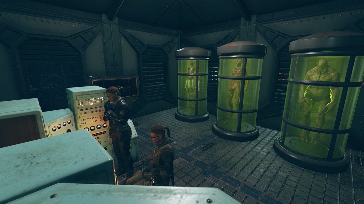 OutcastSteel's tweet photo. It was a nice surprise that Captain Colburn came to our research center to help our scribe. https://t.co/xUM7aHRKkZ