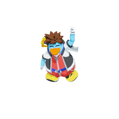 DrawsViik's tweet photo. Hice estos solo por diversión por el 20vo aniversario de Kingdom Hearts, los disfraces no estarán en Super Penguin.

#KH20th #kingdomhearts https://t.co/Z7i9fiNIgT