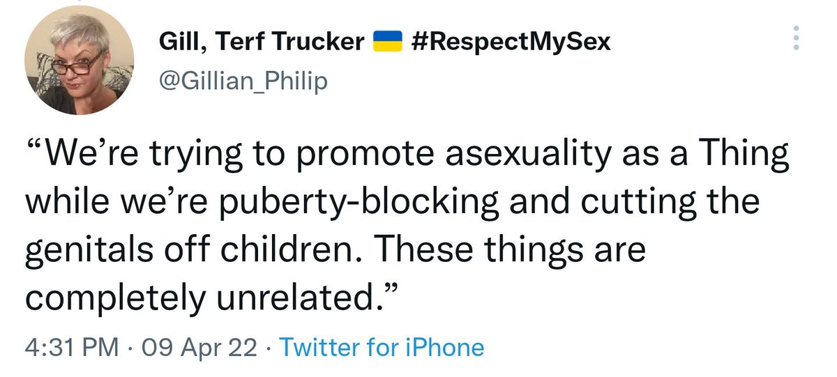 hatred of asexuality and hatred of transness are born of the same fascist ideology, rooted in the same fears of non-cishetero gender and sexuality. to fascists, asexuality and transness are part of the same agenda/conspiracy to "suppress" cisheterosexuality. they're terrified.