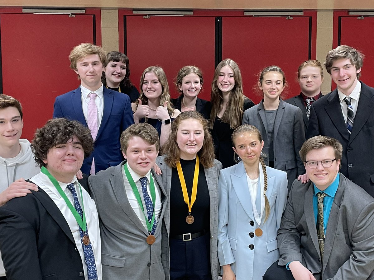 We have one going to State!!Congratulations Ilana Andrev for advancing in Info today! So many close calls today, I’m super proud of how well all of the team competed today!! 
<a href="/WhiteHawkAD/">Jeffrey L. Peterson</a> #MWHSPride