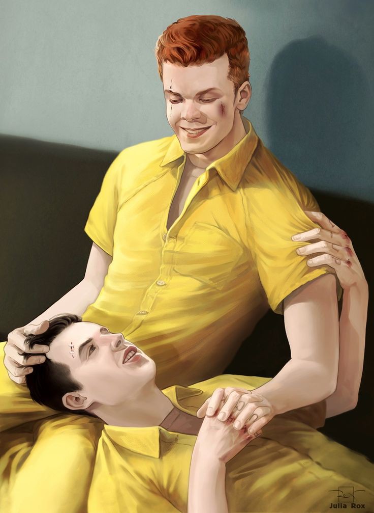 So beautiful art 🧡🖤🤍 #mickeymilcovich #iangallagher #art