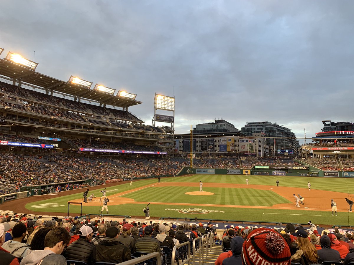 At the <a href="/Nationals/">Washington Nationals</a> game for @hannah_boxx birthday! I love you! ❤️