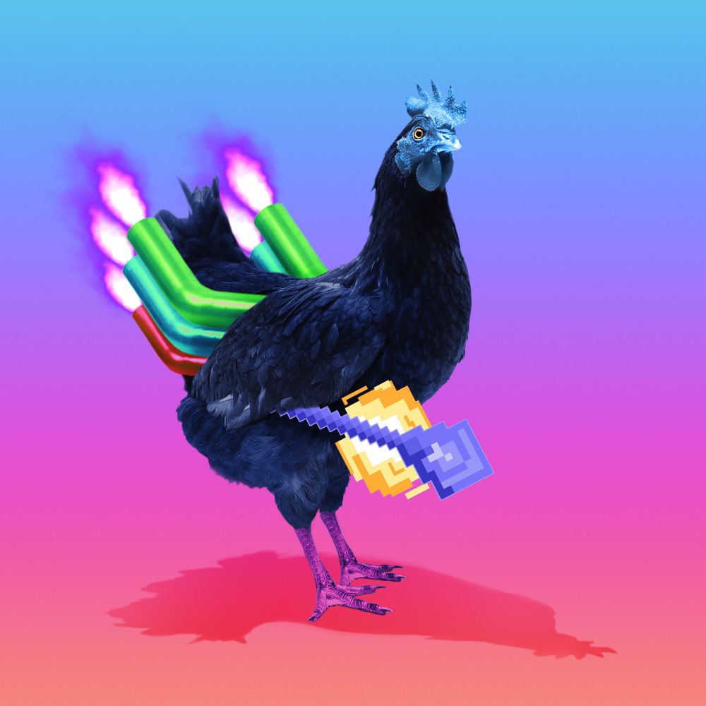 emmanuel_C777's tweet photo. Joined the @chikn_nft gang 🐔 
copping me some ROOSTR April 15th 😎 #1614 https://t.co/6AzpGo8rQT