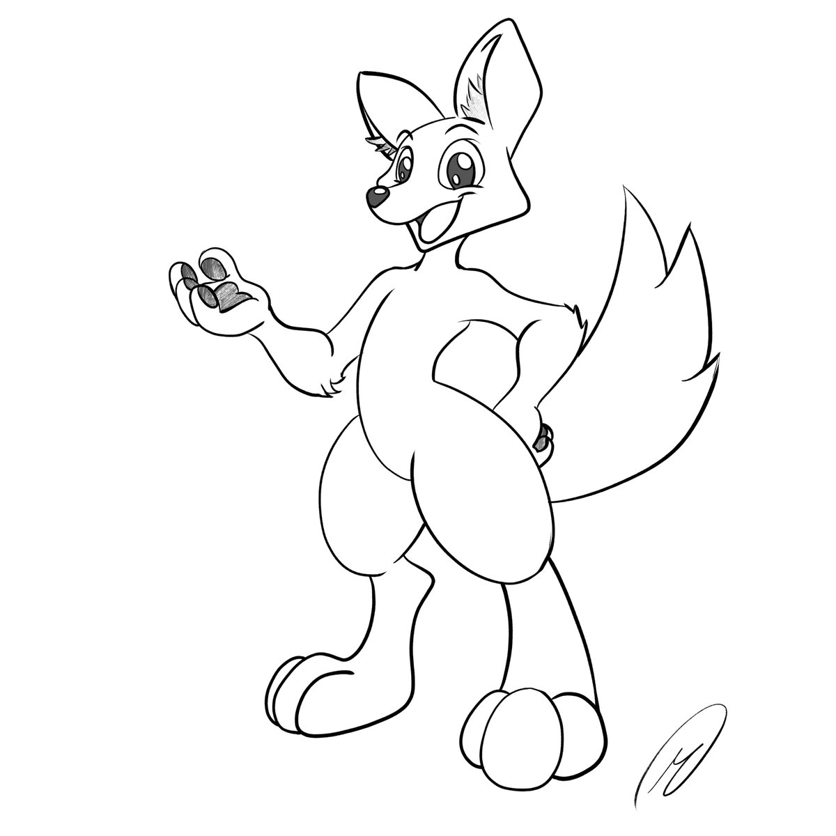 Madjick3's tweet photo. Actually I had something different  for this one in mind, but it didn't turn out as expected and now I have no idea what I should to with this one.
But I still do kinda like it. Maybe some day I come up with an idea for him ... her ... whatever.
#fox #furry https://t.co/n304qyIKnM