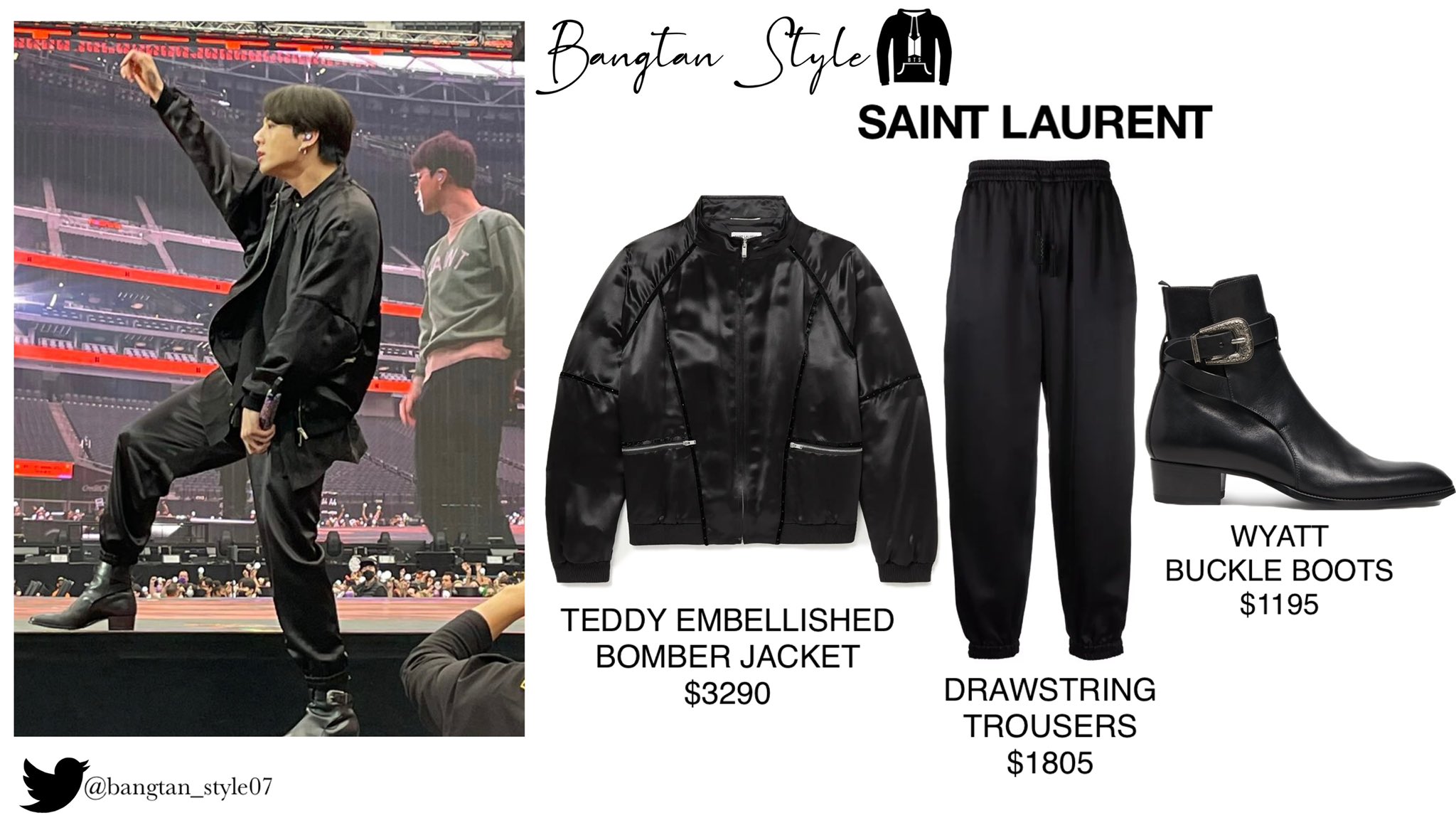 Bangtan Style⁷ (slow) on X: Jimin's Birthday VLIVE 211013 Jimin wears  MAISON MARGIELA Hoodie ($820), LOUIS VUITTON Earrings ($520), CHROME HEARTS  Tiny E CH Plus Earring ($1442) & NIKE Running Air Zoom