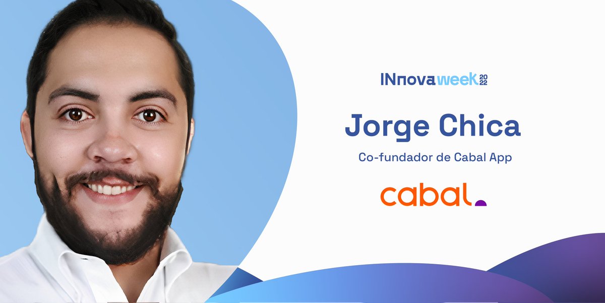 InnovalabSv's tweet photo. #Webinar 💻| “De idea a StartUp”
Conoce la experiencia de Jorge Chica y Diego Ruiz, co-fundadores de #CabalApp.
📅 21 de abril.
⏰ 3:00 P.M (hora Centroamérica).
Registro➡️ https://t.co/w317Elsrqd
¡Descubre el ecosistema Startup en #InnovaWeek 2022! https://t.co/7fuI1Ttl5F